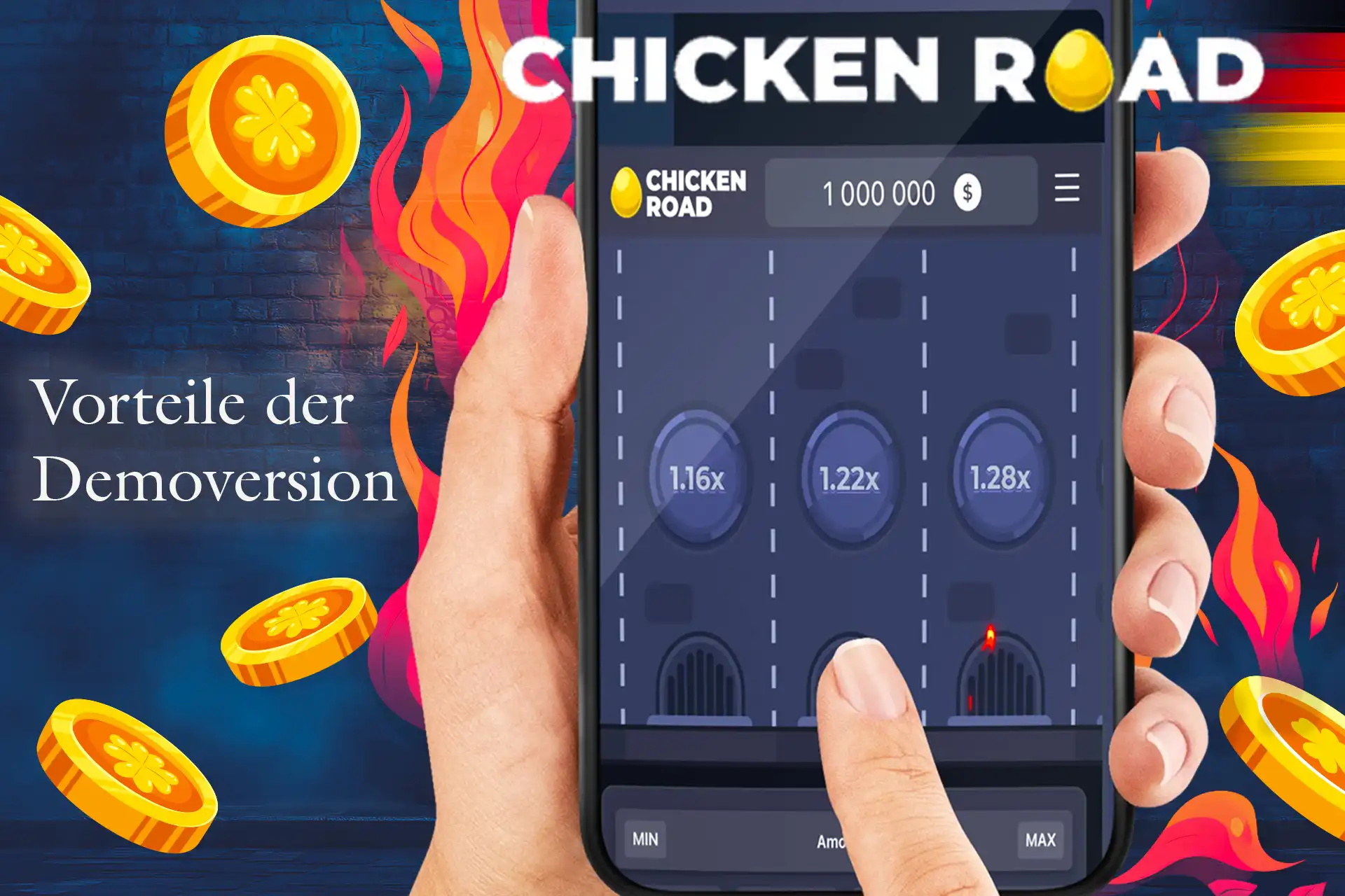 Mit der Chicken Road-Demo können Spieler in einer sicheren Umgebung Erfahrungen sammeln und ihre Fähigkeiten verbessern.